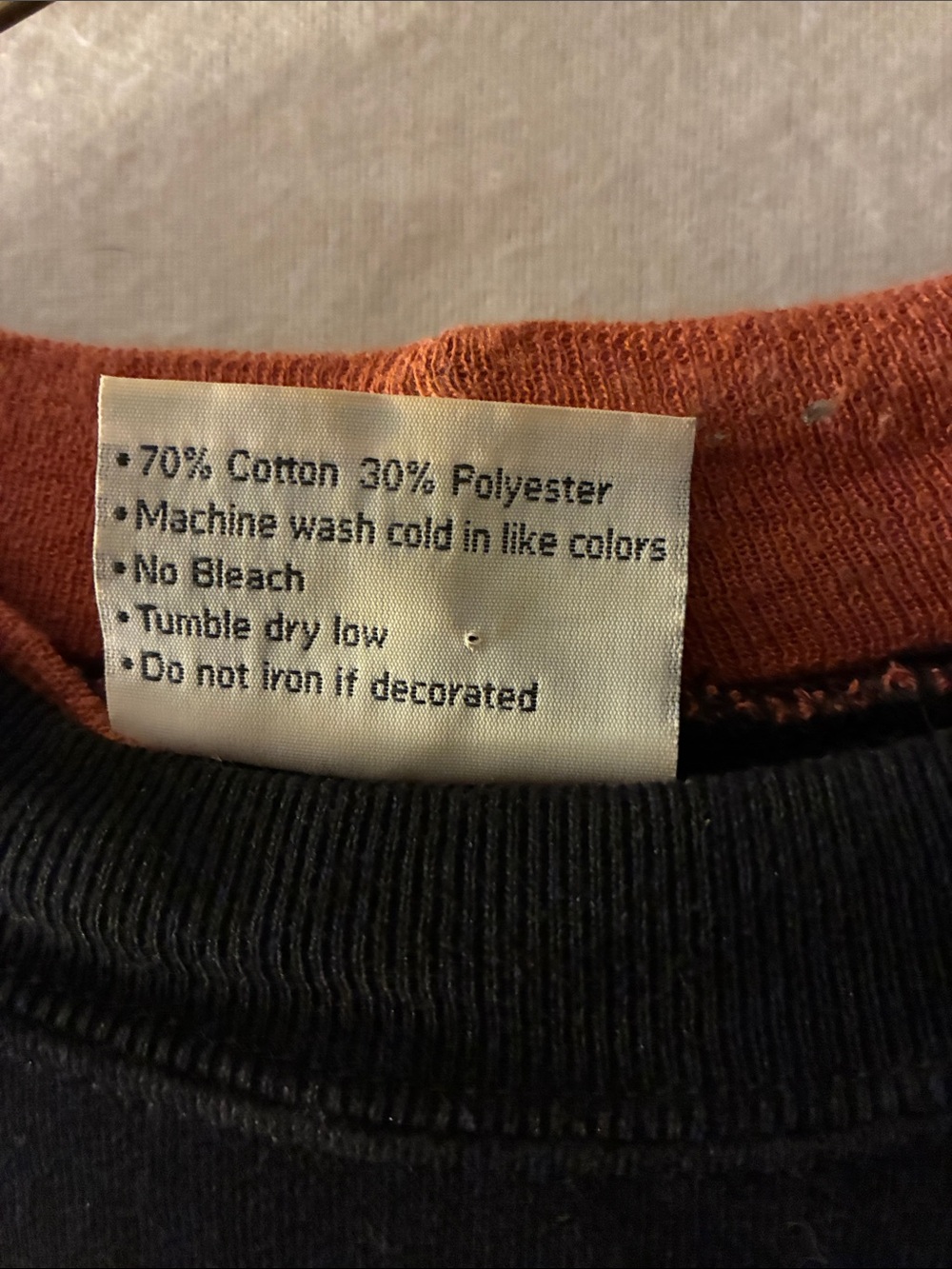 Artisans Sunschein Black Sweatshirt with Autumn Leaf Embroidery - Picture 3 of 4